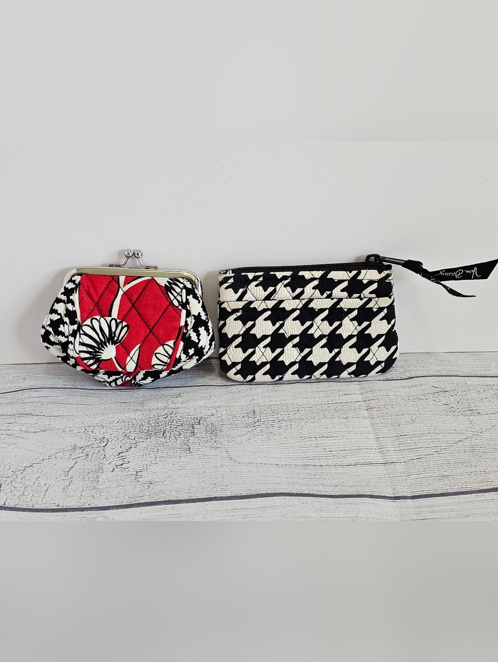 Vera Bradley Deco Daisy Coin Purse & Pouch Set